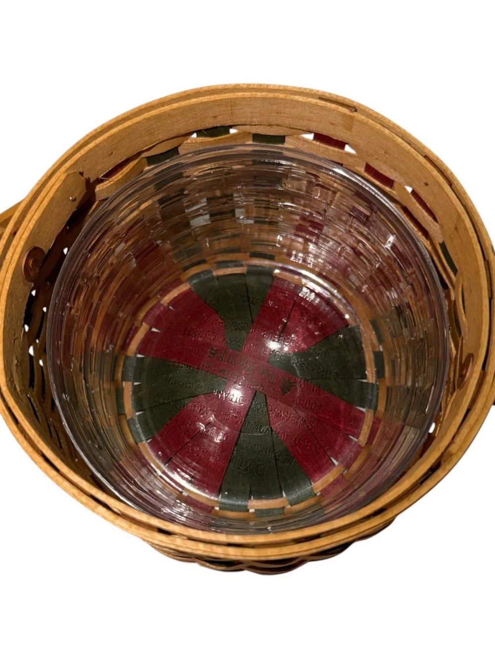 VINTAGE Longaberger Tree Trimming Melody Basket 2003
